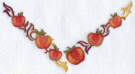 Autumn Apples Neckline (V-Neck)
