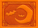 Bats and Moon (Embossed)