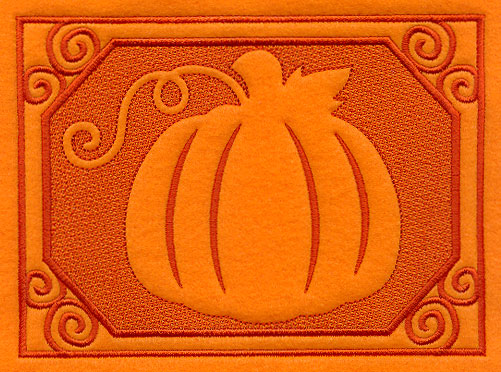 Pumpkin (Embossed)