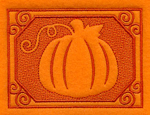 Pumpkin (Embossed)