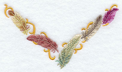 Fall Feathers Neckline (V-Neck)