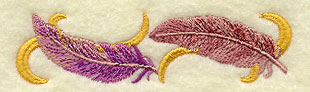 Fall Feathers Border
