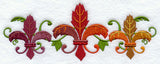 Autumn Fleur de Lis Trio