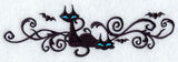 Black Cat Filigree Border