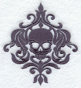 Skull Damask – Embroidery Library