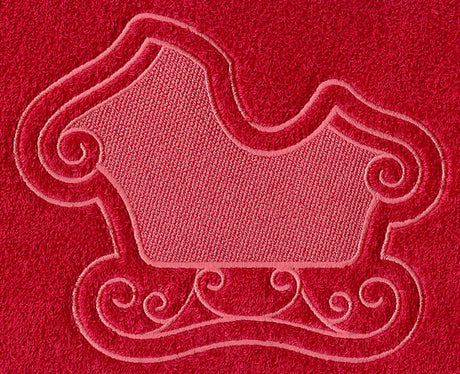 Sleigh Backdrop (Embossed)