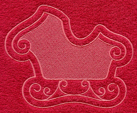 Sleigh Backdrop (Embossed)