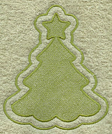 Christmas Tree Backdrop (Embossed)
