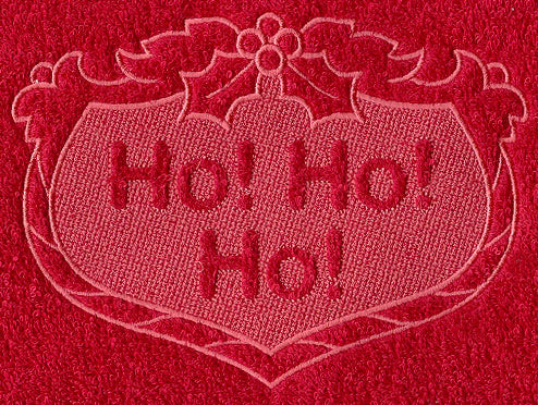Ho! Ho! Ho! (Embossed)