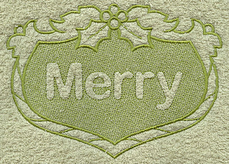 Merry (Embossed)