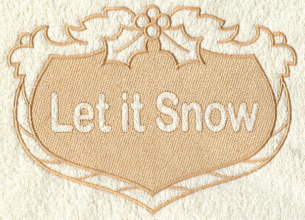 Let It Snow (Embossed)