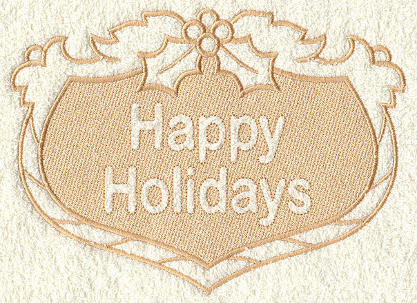 Happy Holidays (Embossed)