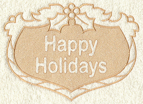 Happy Holidays (Embossed)