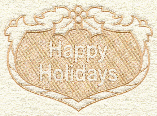 Happy Holidays (Embossed)