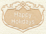 Happy Holidays (Embossed)