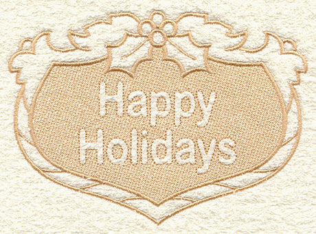 Happy Holidays (Embossed)