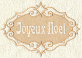 Joyeux Noel (Embossed)