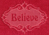 Believe (Embossed)