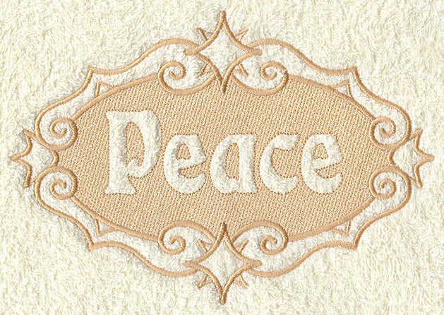 Peace (Embossed)