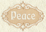 Peace (Embossed)