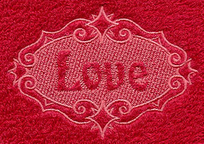 Love (Embossed)
