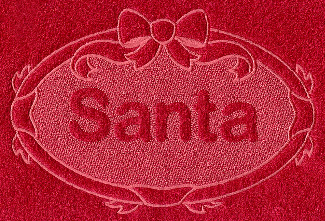 Santa (Embossed)