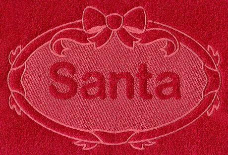 Santa (Embossed)