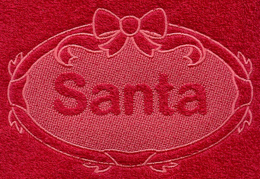 Santa (Embossed)