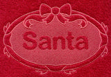Santa (Embossed)