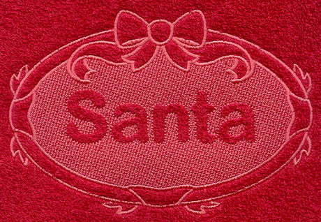 Santa (Embossed)