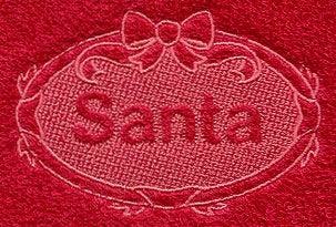 Santa (Embossed)
