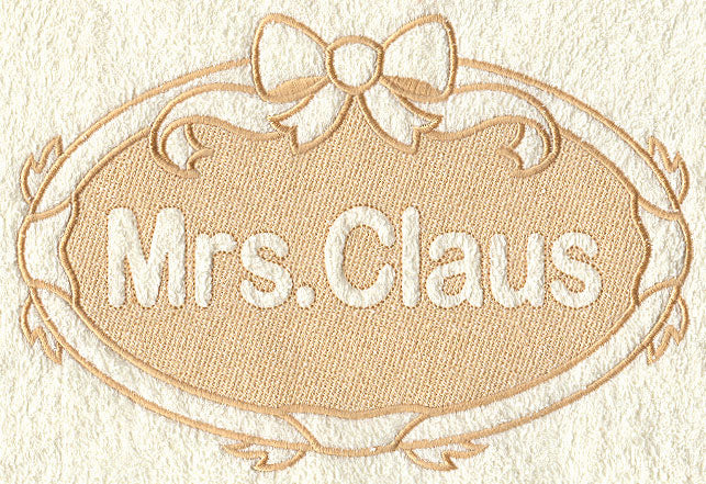 Mrs. Claus (Embossed)