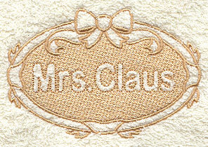 Mrs. Claus (Embossed)
