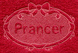Prancer (Embossed)
