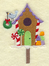 Gingerbread Holiday Birdhouse
