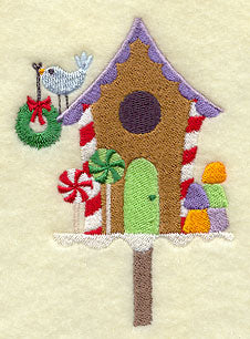 Gingerbread Holiday Birdhouse