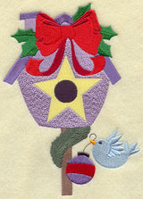 Decking the Holiday Birdhouse