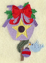 Decking the Holiday Birdhouse