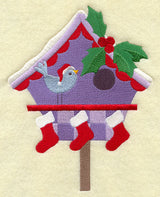 Stockings on Holiday Birdhouse