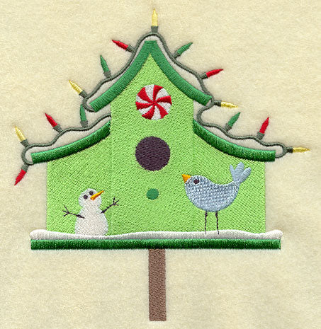 Snowbirds Holiday Birdhouse