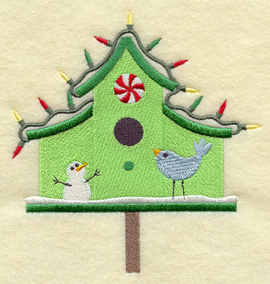 Snowbirds Holiday Birdhouse