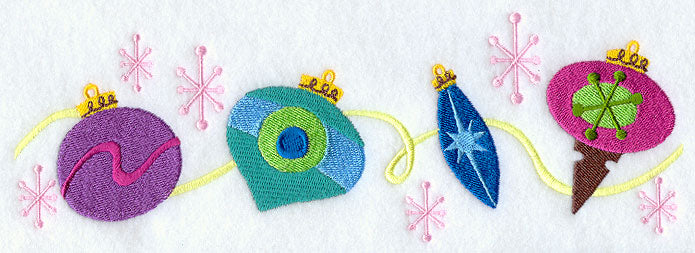 Retro Ornaments Border