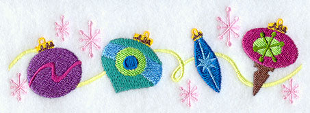 Retro Ornaments Border