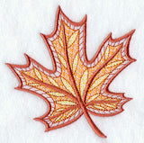 Blazing Autumn Leaf