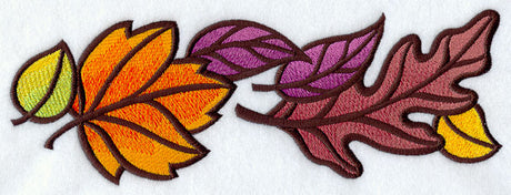 Art Deco Leaves Border