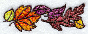 Art Deco Leaves Border