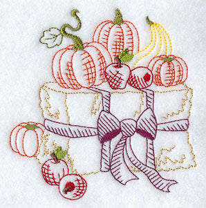 Autumn Straw and Gourds (Vintage)