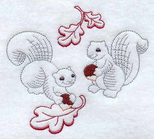 Autumn Squirrels (Vintage)