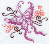 Chinese Butterfly with Cherry Blossoms