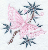Chinese Butterfly with Bamboo